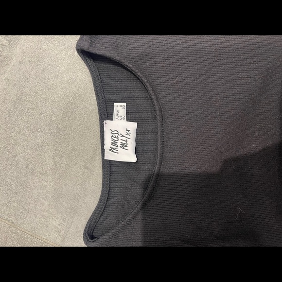 Black cropped top | Size 4 - Picture 5 of 5